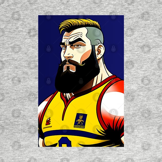 Rugby Player by ArtShare